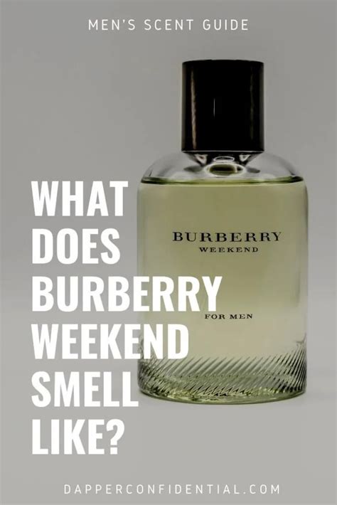 how does burberry weekend smell|burberry weekend nozzle issues.